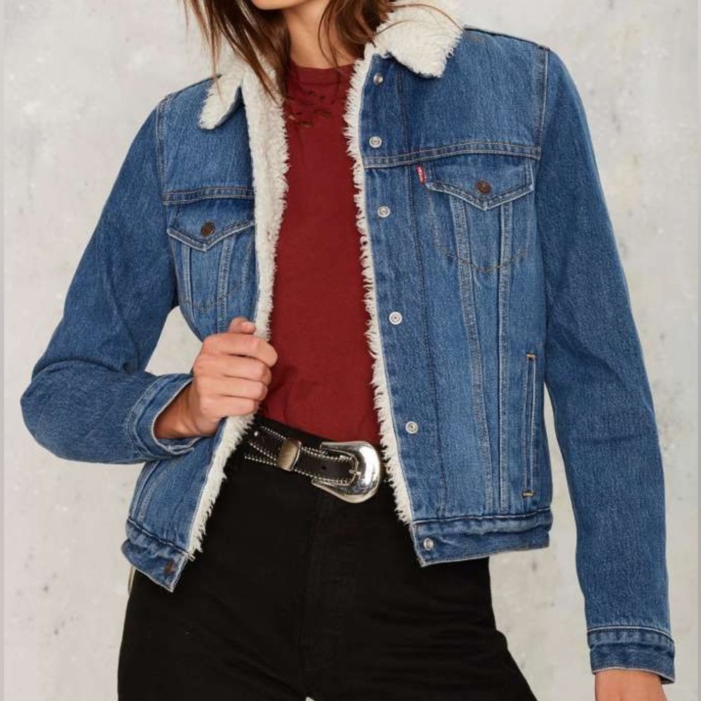 Levi’s Denim and Sherpa Jacket